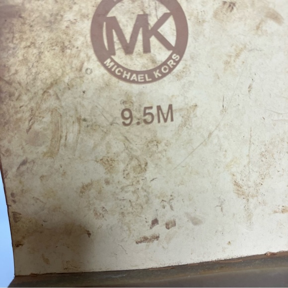 Michael Kors Amos gladiator Sandals brown leather women’s size 9.5 summer preppy - Picture 6 of 7